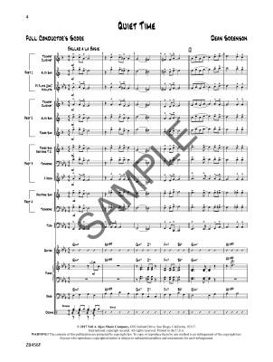 Quiet Time - Sorenson - Jazz Ensemble - Gr. 1