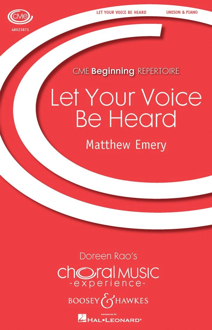Let Your Voice Be Heard - Emery - Unison