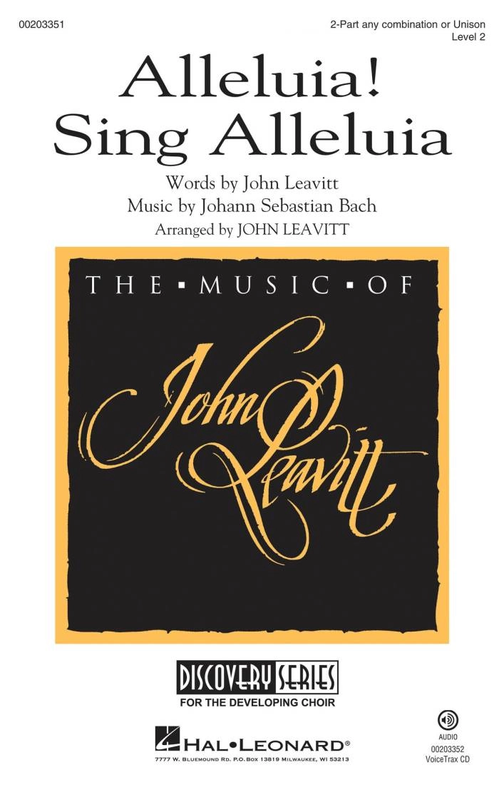 Alleluia! Sing Alleluia - Bach/Leavitt - 2pt