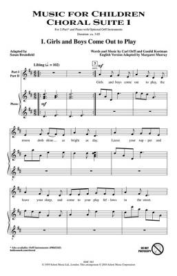 Music for Children Choral Suite 1 - Orff/Brumfield - Unison/2pt