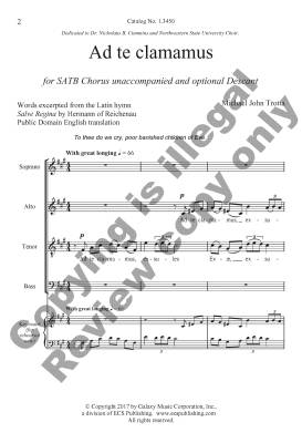 Ad te clamamus - Trotta - SATB