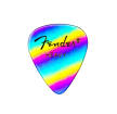 Fender - 351 Shape Graphic Picks 12-Pack - Rainbow - Heavy