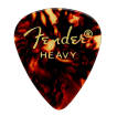 Fender - 351 Shape Celluloid Picks 12-Pack - Tortoiseshell - Heavy