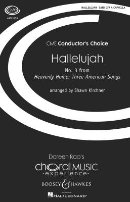 Hallelujah (No. 3 from Heavenly Home: Three American Songs) - Wesley/Walker/Kirchner - SSATBB