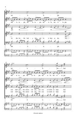 Hallelujah (No. 3 from Heavenly Home: Three American Songs) - Wesley/Walker/Kirchner - SSATBB