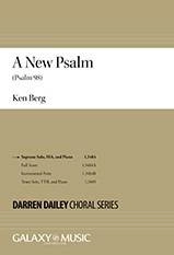 A New Psalm (Psalm 98) - Berg - Full Score