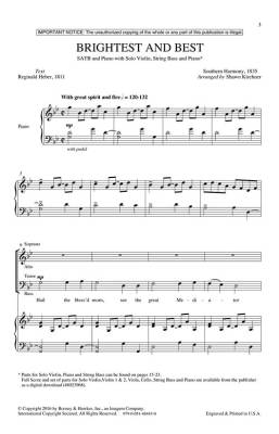 Brightest and Best - Kirchner - SATB