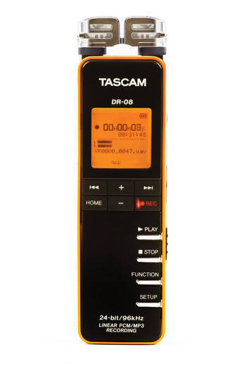 DR-08 - 24/96 Compact Digital Recorder w/ USB 2.0