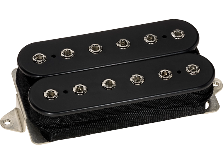 Dominion Humbucker Neck Pickup - Black with Nickel Poles