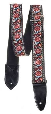 Jodi Head - Verna Coco Red/Black Guitar Strap