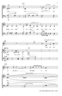 All the Things You Are - Hammerstein/Kern/Shaw - SATB