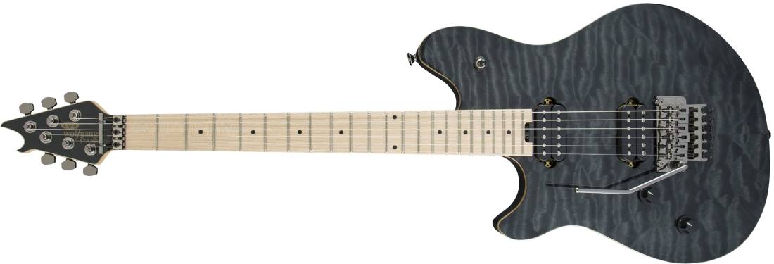 WG Standard LH Electric Guitar w/ Maple Fingerboard, QM - Trans Black