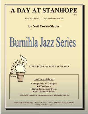 Burnihla Music - A Day at Stanhope - Yorke-Slader - Ensemble de Jazz - Gr. Medium Advanced