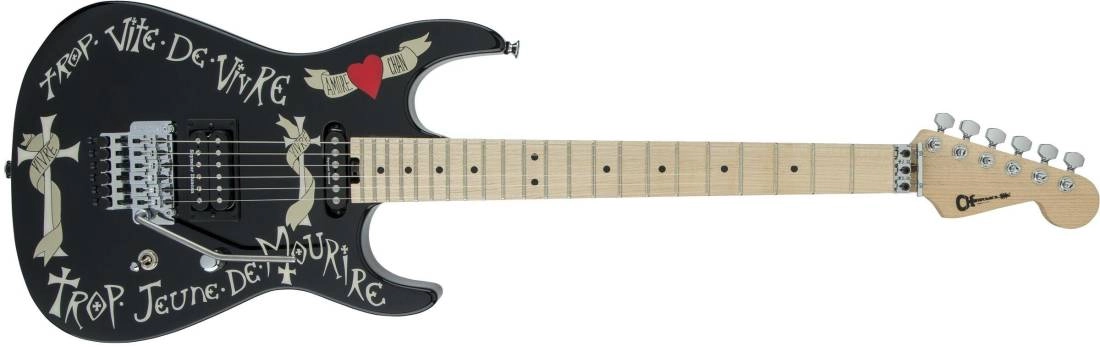 Warren DeMartini Signature San Dimas, Maple Fingerboard, The Frenchie, Black