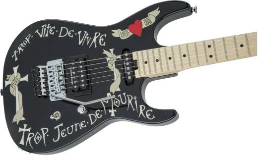 Warren DeMartini Signature San Dimas, Maple Fingerboard, The Frenchie, Black