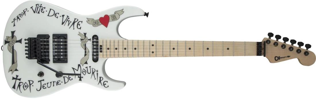 Warren DeMartini Signature San Dimas, Maple Fingerboard, The Frenchie, White