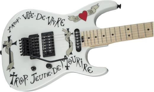 Warren DeMartini Signature San Dimas, Maple Fingerboard, The Frenchie, White