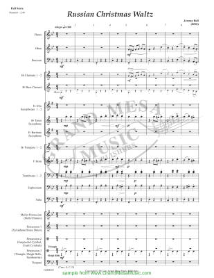 Russian Christmas Waltz  - Bell - Concert Band - Gr. 2+