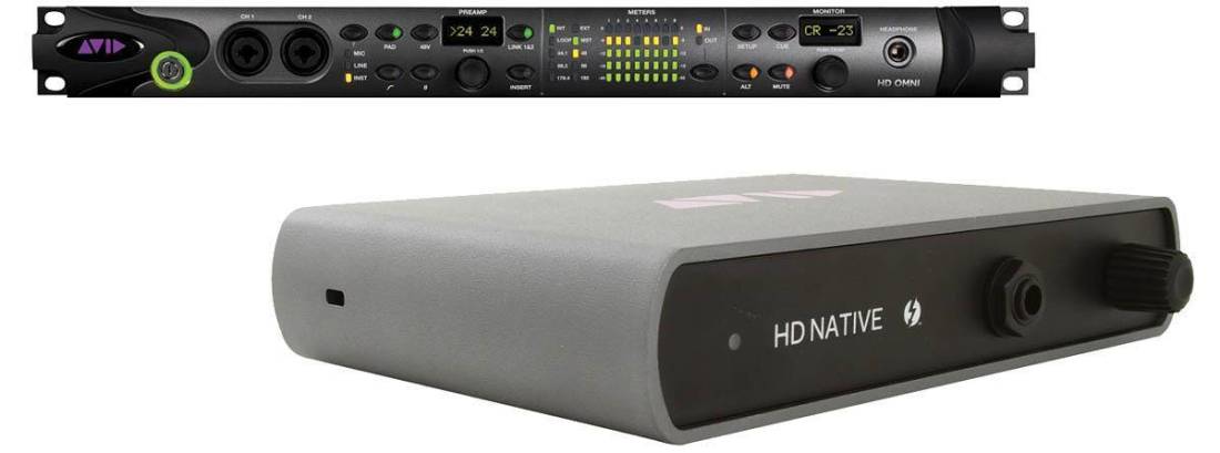 DTM・DAW AVID OMNI HD + HD NATIVE Thunderbolt Avid Pro Tools HD Native Thunderbolt + HD Omni System Bundle