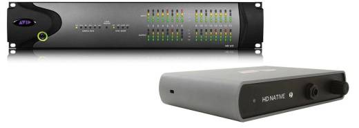 【稀少品】Avid HD Native Thunderbolt Protools Avid Pro Tools HD Native Thunderbolt + HD OMNI System