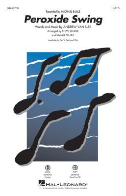 Hal Leonard - Peroxide Swing - Van Slee/Zegree - SATB