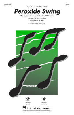 Hal Leonard - Peroxide Swing - Van Slee/Zegree - SAB