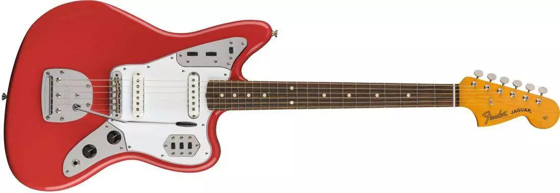 Classic 60\'s Jaguar Lacquer, Pau Ferro Fingerboard - Fiesta Red