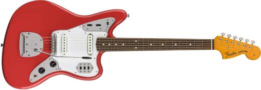 Fender Classic 60's Jaguar Lacquer, Pau Ferro Fingerboard - Fiesta Red