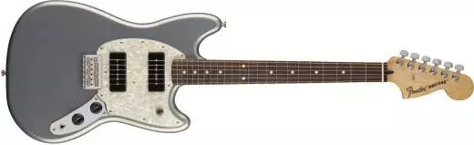 Mustang 90, Pau Ferro Fingerboard - Ghost Silver
