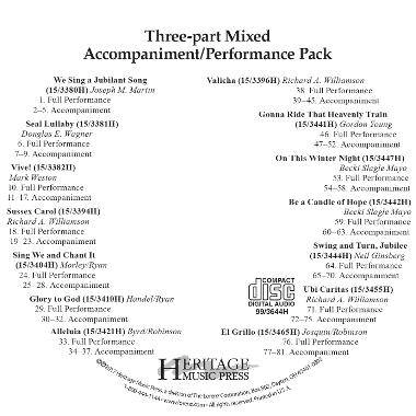 Heritage Music Press - Three-part Mixed CD Pack (2017)