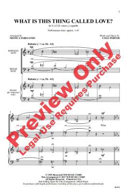 What Is This Thing Called Love? - Porter/Pabelonio - SATB