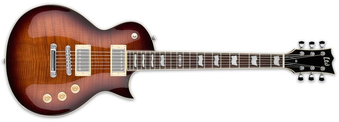 LTD EC-256FM - Dark Brown Sunburst