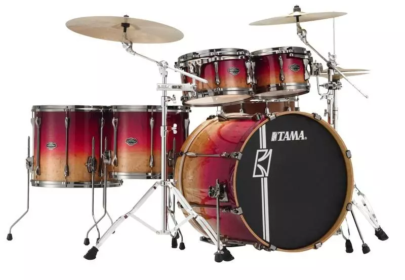 Superstar Hyper-Drive Limited Edition Shell Pack (22,10,12,14,16) - Figured Ruby Fade