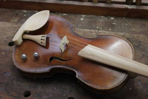 Semi-Acoustic Violin w/ Flame Maple Back/Ribs