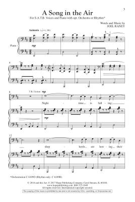 A Song in the Air - Raney - SATB