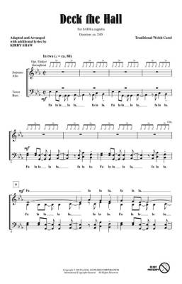 Deck the Hall - Traditional/Shaw - SATB