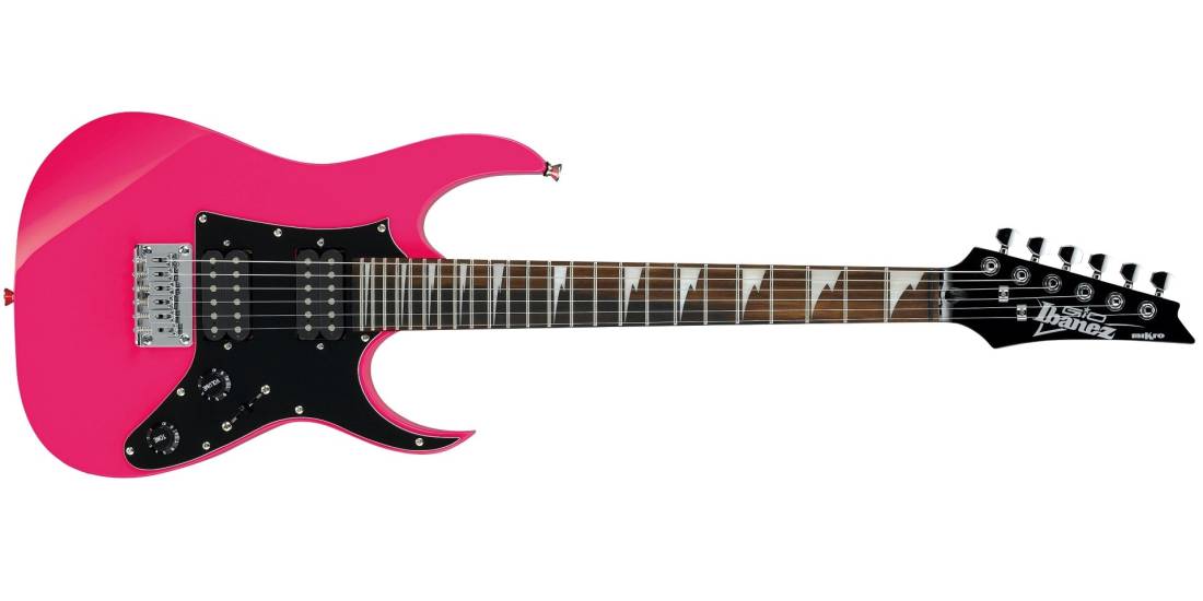 GRG miKro Electric Guitar - Vivid Pink w/ Gig Bag