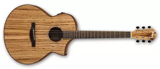 AEW40ZW Zebrawood Acoustic-Electric Guitar - Natural High Gloss