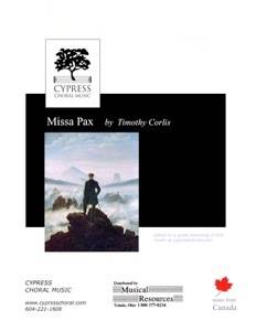 Missa Pax - Corlis - Piano/Conductor Score