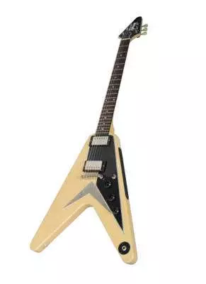 Flying V Mahogany TV Ltd - Yellow w/Nickel Hardware