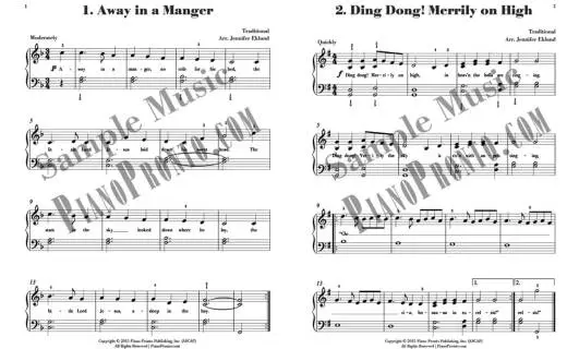 Christmas Solos for Late Beginners - Eklund - Piano - Book