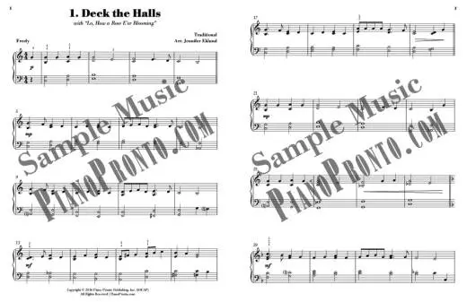 Jazzy Jingles - Eklund - Piano - Book