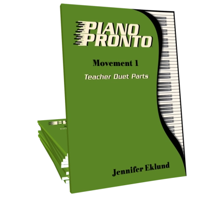 Piano Pronto - Piano Pronto Teacher Duets: Movement 1 - Eklund - Piano - Book