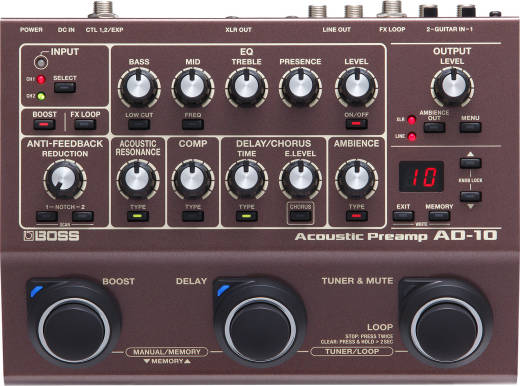 BOSS - AD-10 Acoustic Preamp