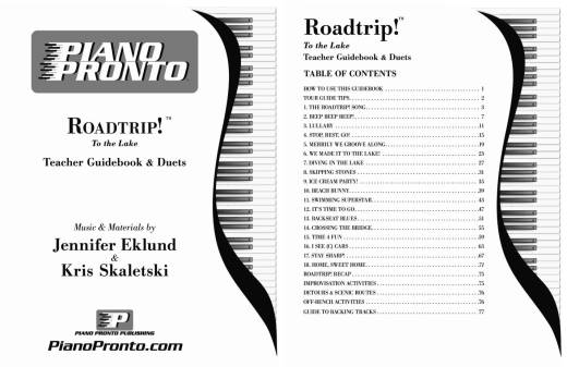 Roadtrip! To The Lake - Eklund/Skaletski - Piano - Teacher Guidebook/Duets