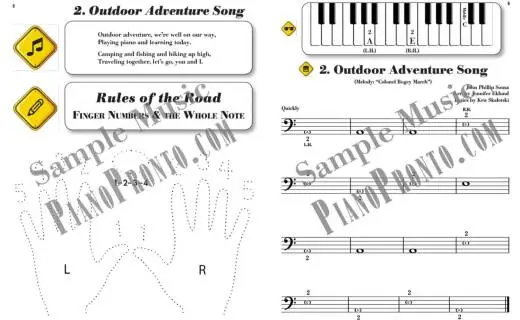 Roadtrip! Outdoor Adventure - Eklund/Skaletski - Piano - Book