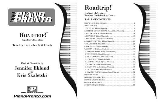 Roadtrip! Outdoor Adventure - Eklund/Skaletski - Piano - Teacher Guidebook/Duets
