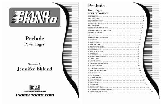 Piano Pronto: Prelude-Power Pages - Eklund - Piano - Book