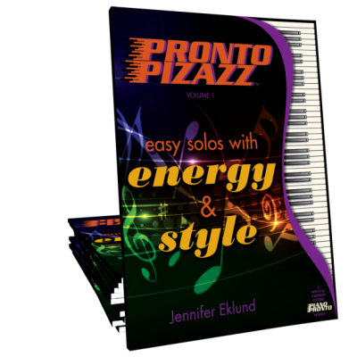 Pronto Pizazz Volume 1: Easy Solos with Energy and Style - Eklund - Piano - Book