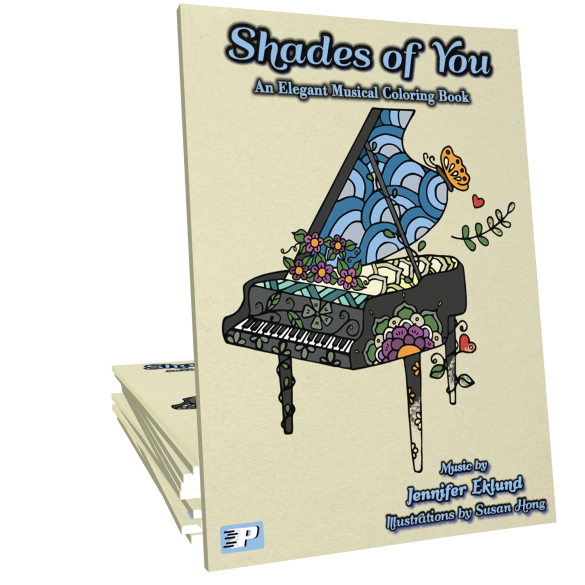 Shades of You: An Elegant Musical Coloring Book - Hong/Eklund - Piano - Book